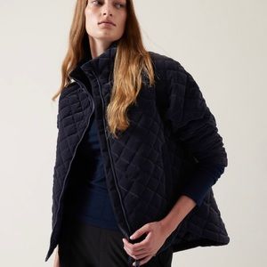 Athleta Women’s Whisper Featherless Jacket-Navy-sz M-BRAND NEW WITH TAGS!!!
